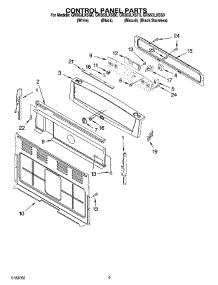 04 - Control Panel Parts parts for Whirlpool Range GR563LXST0 from AppliancePartsPros.com