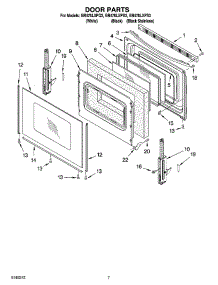 05 - Door Parts, Optional Parts parts for Whirlpool Range GR478LXPB3 from AppliancePartsPros.com