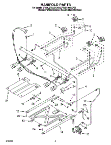 03 - Manifold Parts parts for Whirlpool Range SF369LEPQ3 from AppliancePartsPros.com