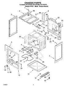03 - Chassis Parts parts for Whirlpool Range RF315PXPB3 from AppliancePartsPros.com