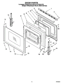 06 - Door Parts, Optional Parts parts for Whirlpool Range SF369LEPS3 from AppliancePartsPros.com