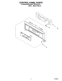 02 - Control Panel Parts parts for Whirlpool Range RS610PXGV11 from AppliancePartsPros.com