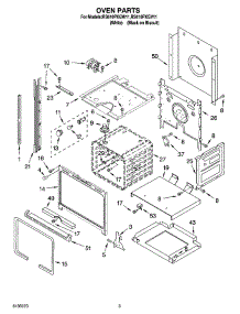 03 - Oven Parts parts for Whirlpool Range RS610PXGV11 from AppliancePartsPros.com