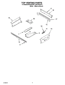 06 - Top Venting Parts, Optional Parts parts for Whirlpool Range RS610PXGV11 from AppliancePartsPros.com