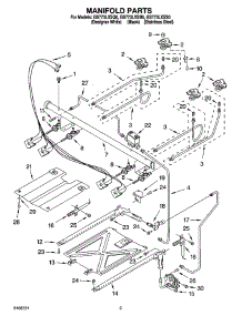 03 - Manifold Parts parts for Whirlpool Range GS773LXSS0 from AppliancePartsPros.com