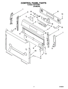 02 - Control Panel Parts parts for Whirlpool Range GS475LEMS4 from AppliancePartsPros.com