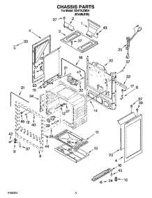 04 - Chassis Parts parts for Whirlpool Range GS475LEMS4 from AppliancePartsPros.com