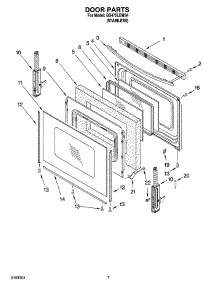 05 - Door Parts parts for Whirlpool Range GS475LEMS4 from AppliancePartsPros.com