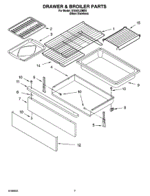 05 - Drawer & Broiler Parts parts for Whirlpool Range GS445LEMS5 from AppliancePartsPros.com