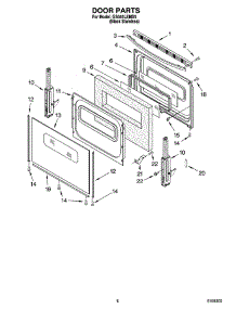 06 - Door Parts, Optional Parts parts for Whirlpool Range GS445LEMS5 from AppliancePartsPros.com