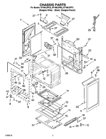 04 - Chassis Parts parts for Whirlpool Range SF196LEPB3 from AppliancePartsPros.com