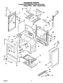 04 - Chassis Parts parts for Whirlpool Range GS773LXSQ0 from AppliancePartsPros.com