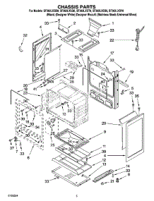 04 - Chassis Parts parts for Whirlpool Range SF362LXSS0 from AppliancePartsPros.com