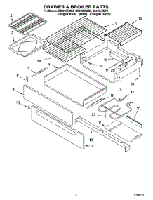 06 - Drawer & Broiler Parts, Optional Parts parts for Whirlpool Range GS470LEMT3 from AppliancePartsPros.com