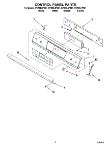 02 - Control Panel Parts parts for Whirlpool Range GY398LXPQ01 from AppliancePartsPros.com
