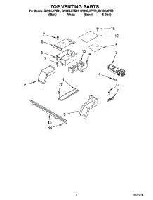 06 - Top Venting Parts, Optional Parts parts for Whirlpool Range GY396LXPS01 from AppliancePartsPros.com