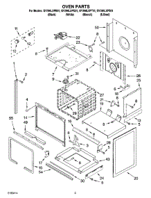 03 - Oven Parts parts for Whirlpool Range GY396LXPB01 from AppliancePartsPros.com