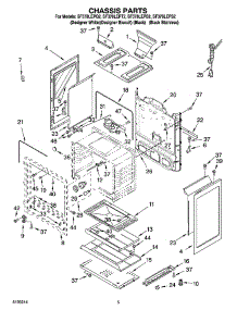 04 - Chassis Parts parts for Whirlpool Range SF378LEPT2 from AppliancePartsPros.com