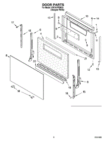 06 - Door Parts, Optional Parts parts for Whirlpool Range VSF315PEMQ3 from AppliancePartsPros.com