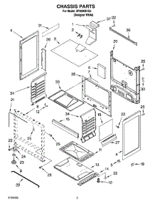 04 - Chassis Parts parts for Whirlpool Range SF3020SKQ4 from AppliancePartsPros.com