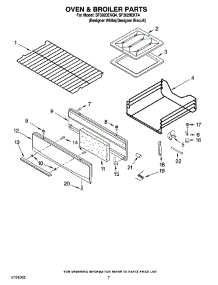 05 - Oven & Broiler Parts parts for Whirlpool Range SF3020EKT4 from AppliancePartsPros.com