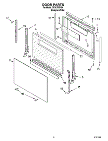 06 - Door Parts, Miscellaneous Parts parts for Whirlpool Range SF315PEPQ4 from AppliancePartsPros.com