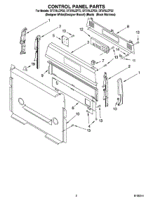 02 - Control Panel Parts parts for Whirlpool Range SF378LEPB2 from AppliancePartsPros.com