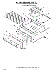 05 - Oven & Broiler Parts parts for Whirlpool Range SF315PEPT3 from AppliancePartsPros.com