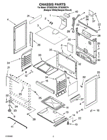 04 - Chassis Parts parts for Whirlpool Range SF3020EKQ4 from AppliancePartsPros.com