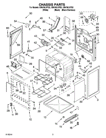 03 - Chassis Parts parts for Whirlpool Range GR478LXPB2 from AppliancePartsPros.com