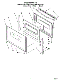 05 - Door Parts, Optional Parts parts for Whirlpool Range RF303PXKQ3 from AppliancePartsPros.com