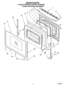 05 - Door Parts, Optional Parts parts for Whirlpool Range RF369LXPQ2 from AppliancePartsPros.com