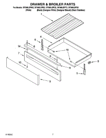 05 - Drawer & Broiler Parts parts for Whirlpool Range SF368LEPQ2 from AppliancePartsPros.com