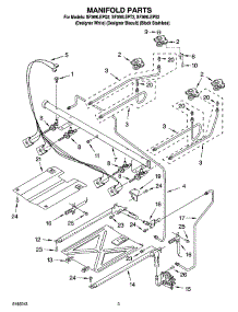 03 - Manifold Parts parts for Whirlpool Range SF369LEPT2 from AppliancePartsPros.com