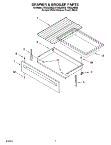 05 - Drawer & Broiler Parts, Optional Parts parts for Whirlpool Range RF196LXMQ3 from AppliancePartsPros.com