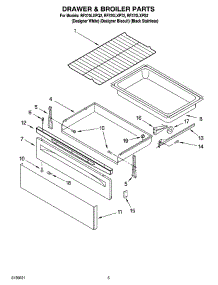 04 - Drawer & Broiler Parts parts for Whirlpool Range RF370LXPT2 from AppliancePartsPros.com