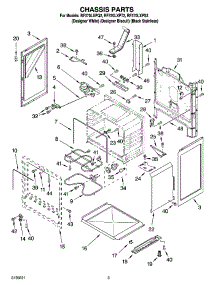 03 - Chassis Parts parts for Whirlpool Range RF370LXPS2 from AppliancePartsPros.com