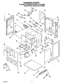 03 - Chassis Parts parts for Whirlpool Range RF196LXMT3 from AppliancePartsPros.com