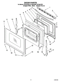 06 - Door Parts, Optional Parts parts for Whirlpool Range SF196LEPQ2 from AppliancePartsPros.com