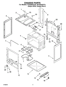 03 - Chassis Parts parts for Whirlpool Range RF3020XKQ4 from AppliancePartsPros.com