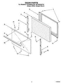 05 - Door Parts, Optional Parts (Not Included) parts for Whirlpool Range RF3020XKQ4 from AppliancePartsPros.com