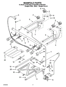 03 - Manifold Parts parts for Whirlpool Range SF196LEPB2 from AppliancePartsPros.com