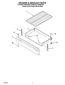 04 - Drawer & Broiler Parts parts for Whirlpool Range RF369LXPB2 from AppliancePartsPros.com