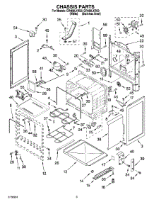 03 - Chassis Parts parts for Whirlpool Range GR488LXRQ0 from AppliancePartsPros.com