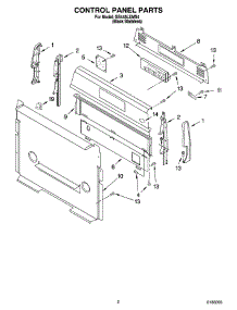02 - Control Panel Parts parts for Whirlpool Range GS445LEMS4 from AppliancePartsPros.com