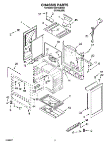 04 - Chassis Parts parts for Whirlpool Range GS475LEMS3 from AppliancePartsPros.com