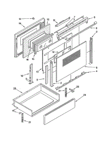 Door And Drawer parts for Whirlpool Range WCP89801 from AppliancePartsPros.com