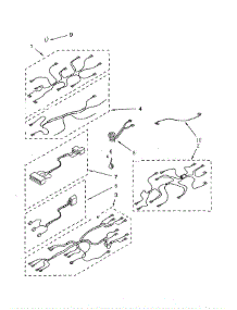 Wiring Harness parts for Whirlpool Range WCP89801 from AppliancePartsPros.com