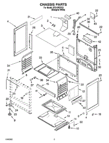 04 - Chassis Parts parts for Whirlpool Range SF315PEPQ3 from AppliancePartsPros.com