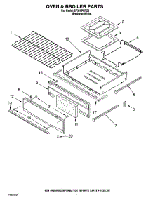 05 - Oven & Broiler Parts parts for Whirlpool Range SF315PEPQ3 from AppliancePartsPros.com